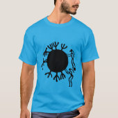 Petroglyphs Rock Carvings in Tanum T-Shirt (Vorderseite)