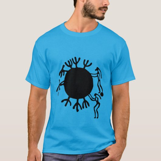Petroglyphs Rock Carvings in Tanum T-Shirt (Vorderseite)