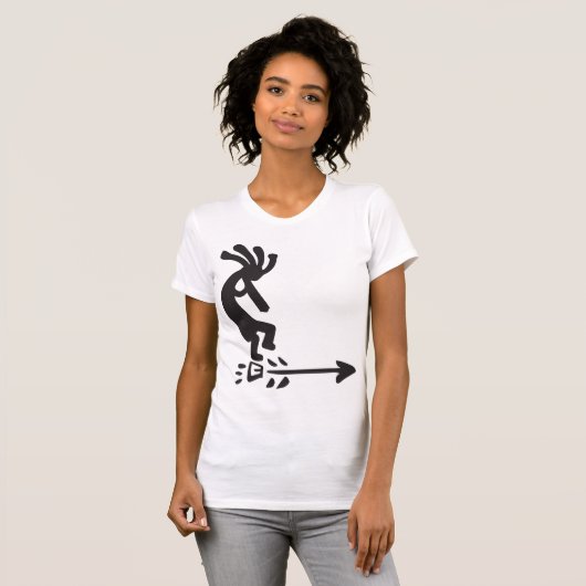 Petroglyphs-Silhouette Kokopelli T-Shirt (Vorne ganz)
