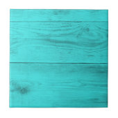 Petrol-Holzstruktur Fliese (Vorderseite)