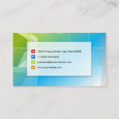 Petroleingenieur Moderne Elegant einfach Visitenkarte (Rückseite)