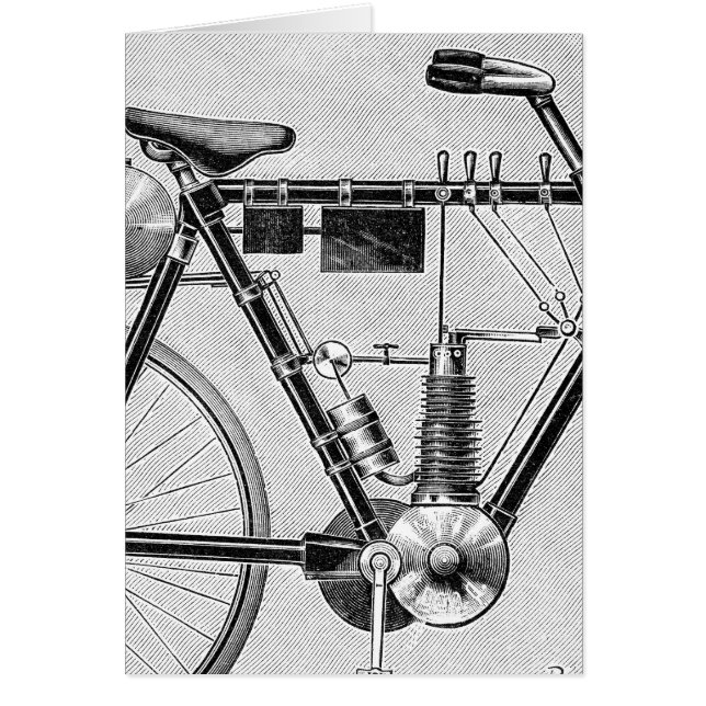 Petrolette Omega Motorrad, 1895 (Vorne)