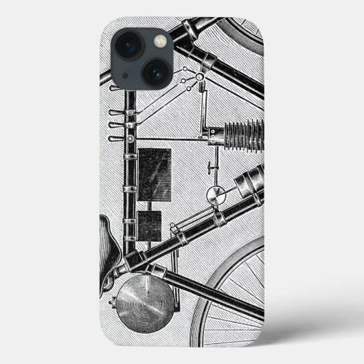 Petrolette Omega Motorrad, 1895 Case-Mate iPhone Hülle (Rückseite)