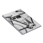 Petrolette Omega Motorrad, 1895 Notizblock (Rechte Seite)