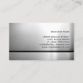 Petroleum Engineer - QR-Code für Edelstahl Visitenkarte (Rückseite)