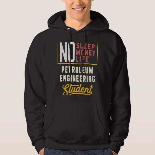 Petroleum Engineering Major Studen Abschluss Hoodie (Vorderseite)