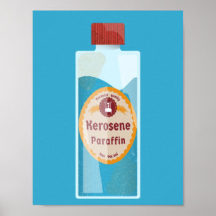Petroleumflasche Paraffin Poster