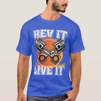 Petrolhead Caruning Drifting Rev It Live Es vintag T-Shirt