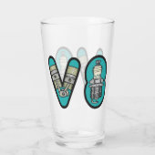 Petrolhead V8 Autoenthusiast Glas (Rückseite)