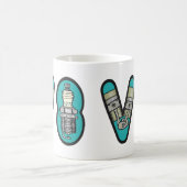 Petrolhead V8 Autoenthusiast Kaffeetasse (Mittel)