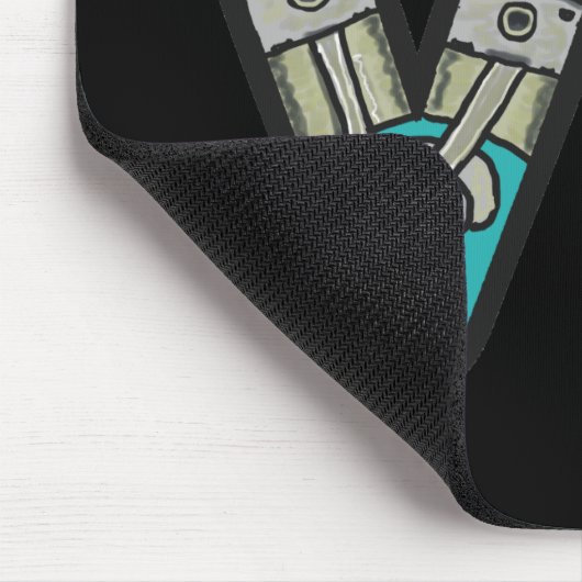 Petrolhead V8 Autoenthusiast Mousepad (Ecke)