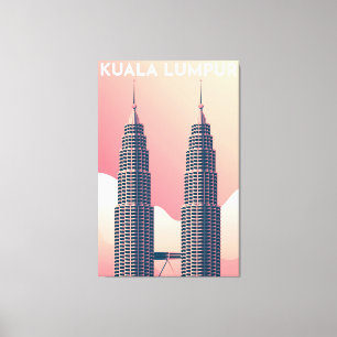 Petronas Tower Kuala Lumpur Leinwanddruck