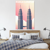 Petronas Tower Kuala Lumpur Leinwanddruck (Insitu (Schlafzimmer))