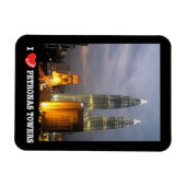 Petronas Tower - Kuala Lumpur - Malaysia - I Liebe Magnet (Horizontal)