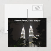 Petronas Towers Postcard Postkarte (Vorne/Hinten)