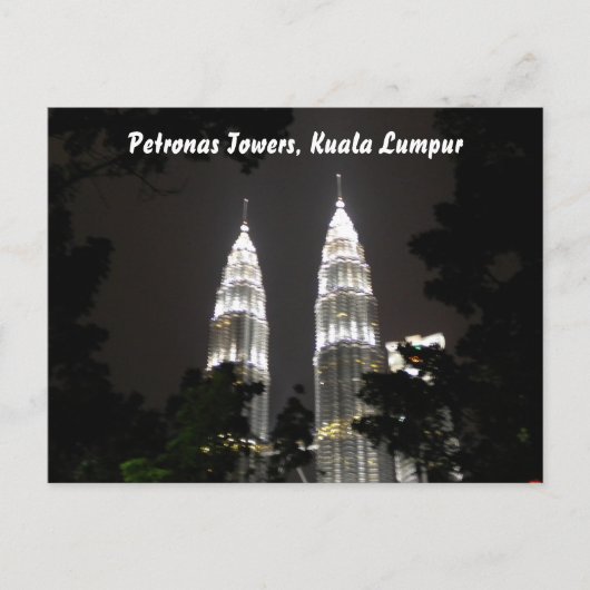 Petronas Towers Postcard Postkarte (Vorderseite)