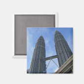 Petronas Türme hoch Magnet (Vorderseite/Rückseite)