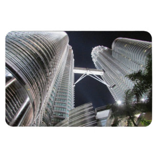 Petronas Türme hohe Nacht Magnet