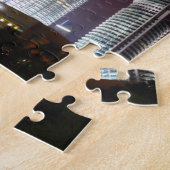 Petronas Türme in Kuala Lumpur in der Nacht Puzzle (Seite)