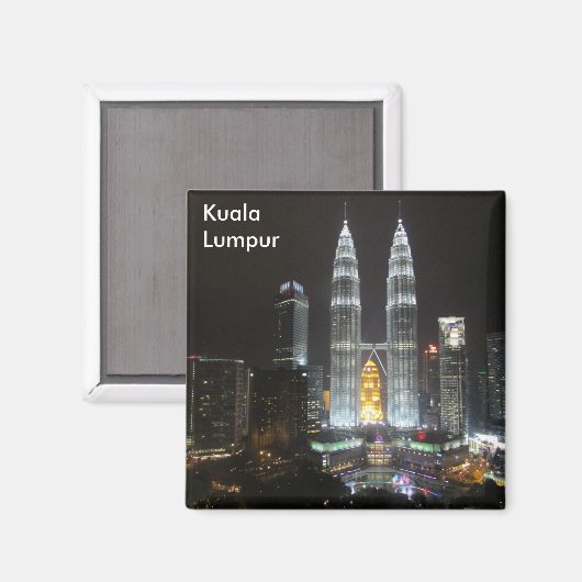 Petronas Türme Malaysia Magnet (Vorderseite/Rückseite)