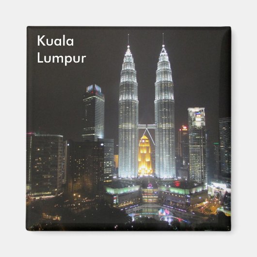 Petronas Türme Malaysia Magnet (Vorne)
