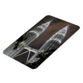 Petronas Türme Nacht Magnet (Linke Seite)