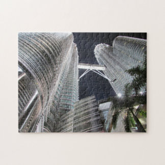 Petronas Türme Nacht Puzzle