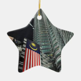 Petronas-Türme nachts Keramikornament