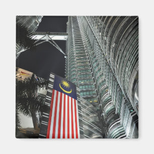 Petronas-Türme nachts Magnet