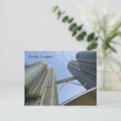 Petronas Türme Postkarte (Stehend Vorderseite)