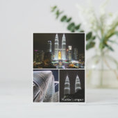 Petronas Türme Postkarte (Stehend Vorderseite)