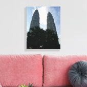 Petronas Türme Strauß Leinwand (Insitu (Wohnzimmer))