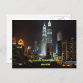 Petronas Twin Tower - Malaysia Postkarte (Vorne/Hinten)