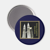Petronas Twin Towers Magnet (Vorderseite/Rückseite)