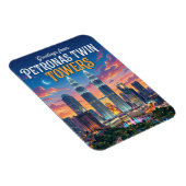 Petronas Twin Towers Malaysia Magnet (Rechte Seite)