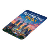 Petronas Twin Towers Malaysia Magnet (Linke Seite)