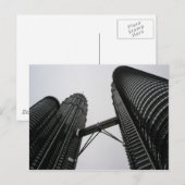 Petronas Twin Towers Postcard Postkarte (Vorne/Hinten)