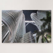 Petronas Zwillingstürme hoch Puzzle (Horizontal)