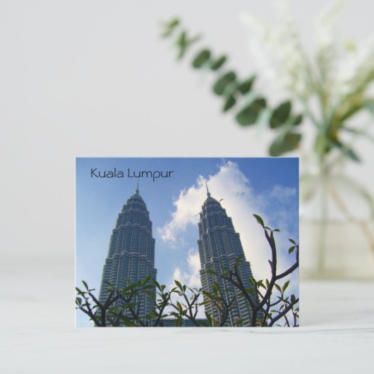 Petronas-Zwillingstürme Postkarte (Stehend Vorderseite)