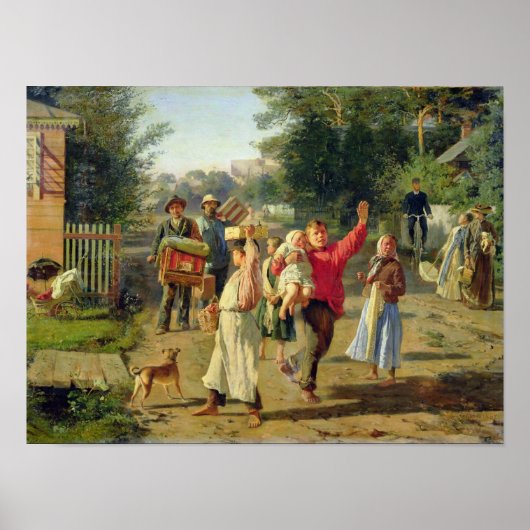 Petrushka kommt, 1888 poster (Vorne)