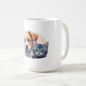 pets and dog kaffeetasse (VorderseiteRechts)