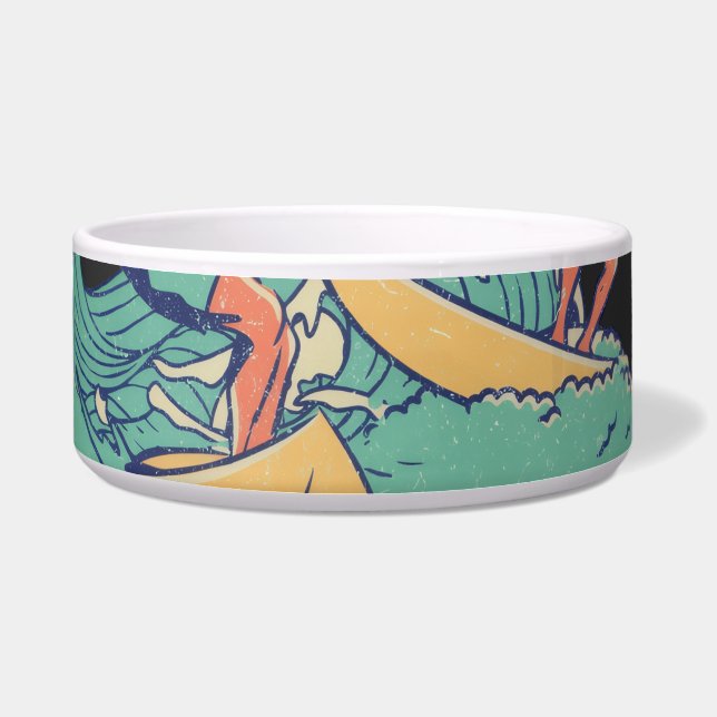 Pets Energy Flow Lessons Learn Ceramic Pet Bowl Napf (Vorderseite)