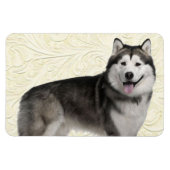 Pet's Foto Easy Template Dog Welpe DIY Upload Magnet (Horizontal)