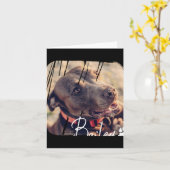 Pets Modern Simple Cool Nge Name And Photo T Shirt Karte (Gelbe Blume)