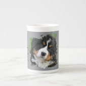 pets name elegant typography & photo porzellantasse (Vorderseite)