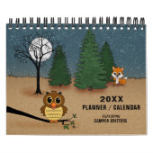 Pets niedliches Tier des Campings-20XX Kalender (Titelbild)