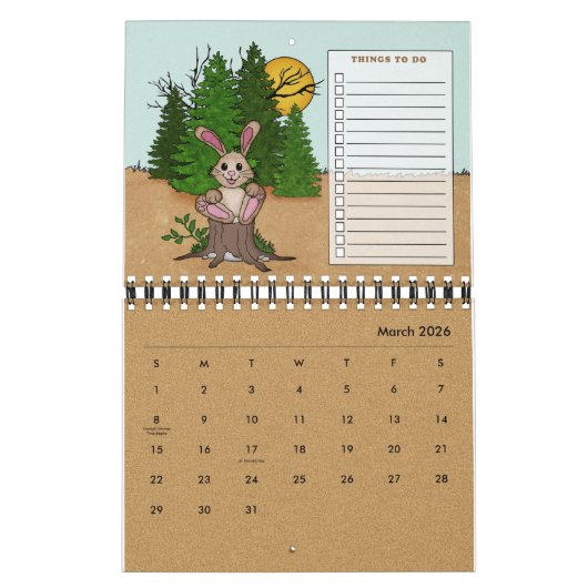 Pets niedliches Tier des Campings-20XX Kalender (Mär 2026)