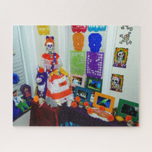 Pets Ofrenda Day of the Dead Jigsaw Puzzle