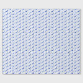 Pets on Parade (Blue)  Geschenkpapier (Flach)