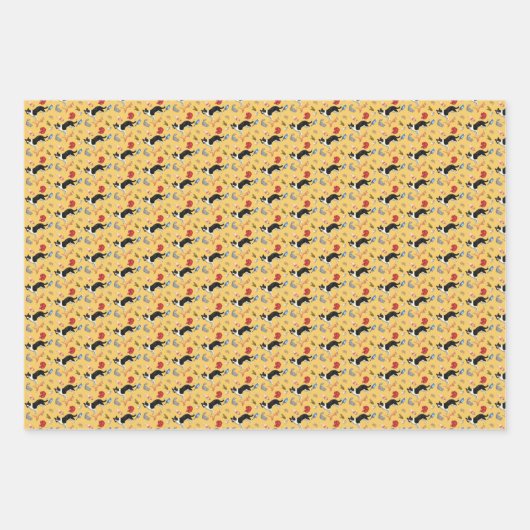 Pets on Parade Geschenkpapier Set (Vorderseite)